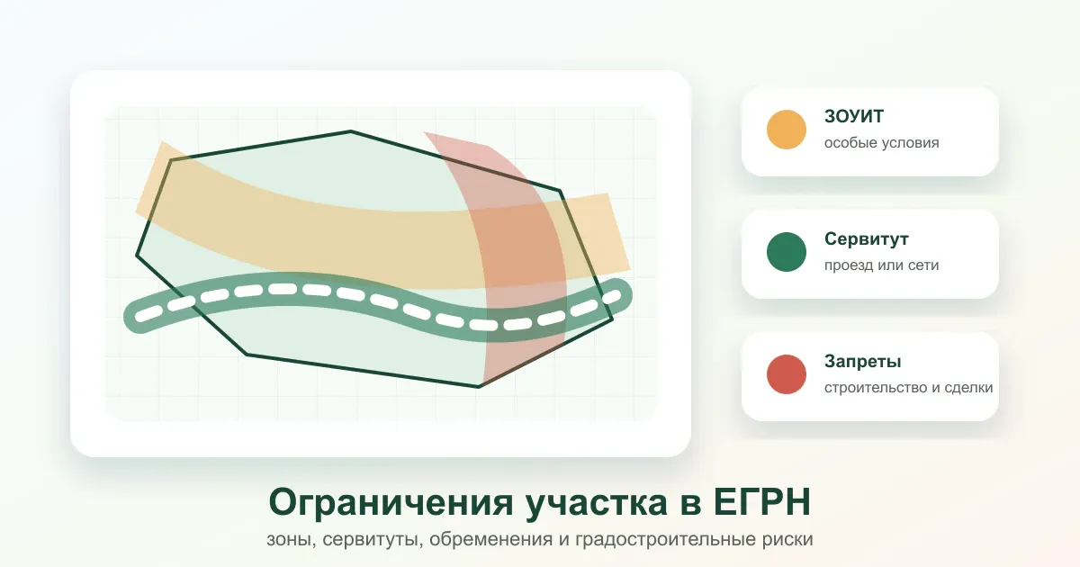 Ограничения и ЗОУИТ в выписке ЕГРН