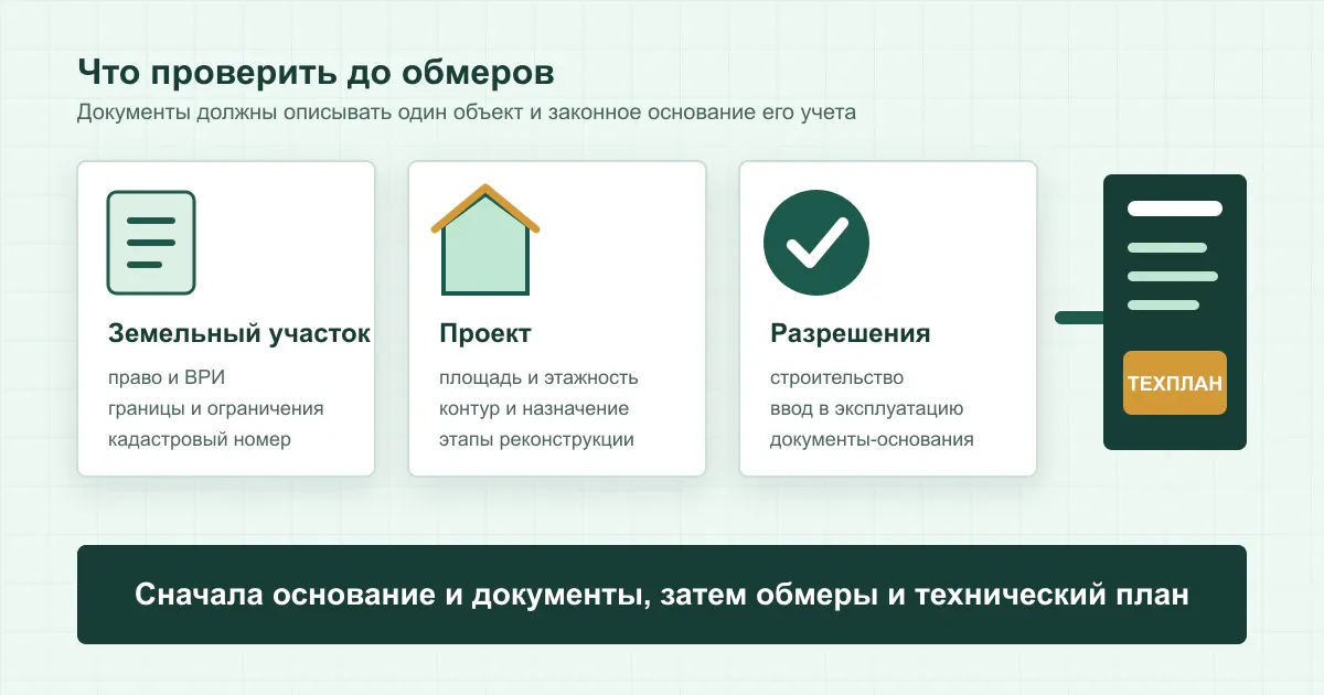 Документы для технического плана нежилого здания