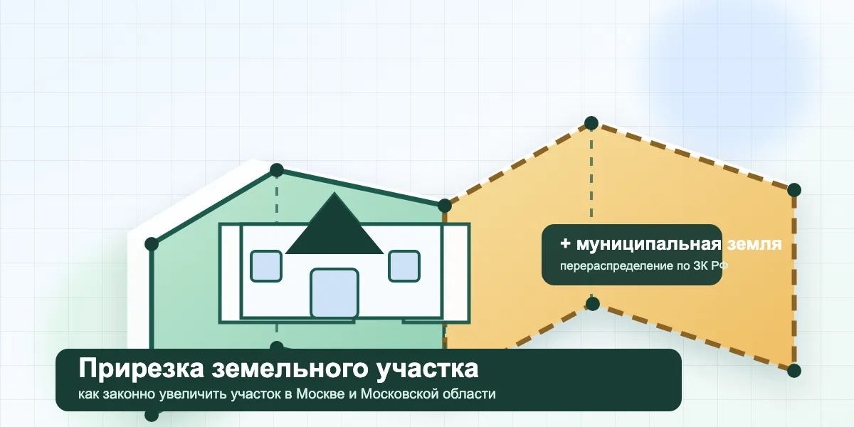 Прирезка земельного участка в Московской области в 2026 году: сколько можно добавить и сколько стоит