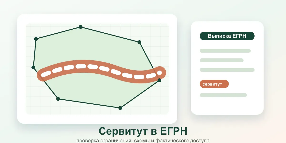 Как проверить сервитут на земельный участок в 2026 году: ЕГРН, карта и документы