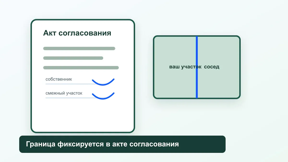 Акт согласования местоположения границ земельного участка